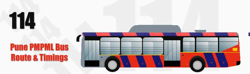 114 Pune PMPML City Bus Route and PMPML Bus Route 114 Timings with Bus Stops