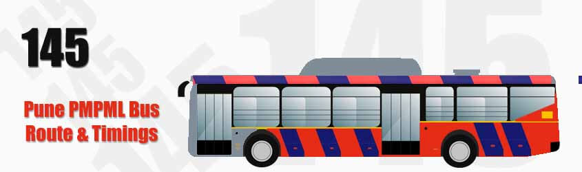 145 Pune PMPML City Bus Route and PMPML Bus Route 145 Timings with Bus Stops