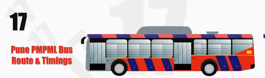 17 Pune PMPML City Bus Route and PMPML Bus Route 17 Timings with Bus Stops