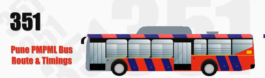 351 Pune PMPML City Bus Route and PMPML Bus Route 351 Timings with Bus Stops